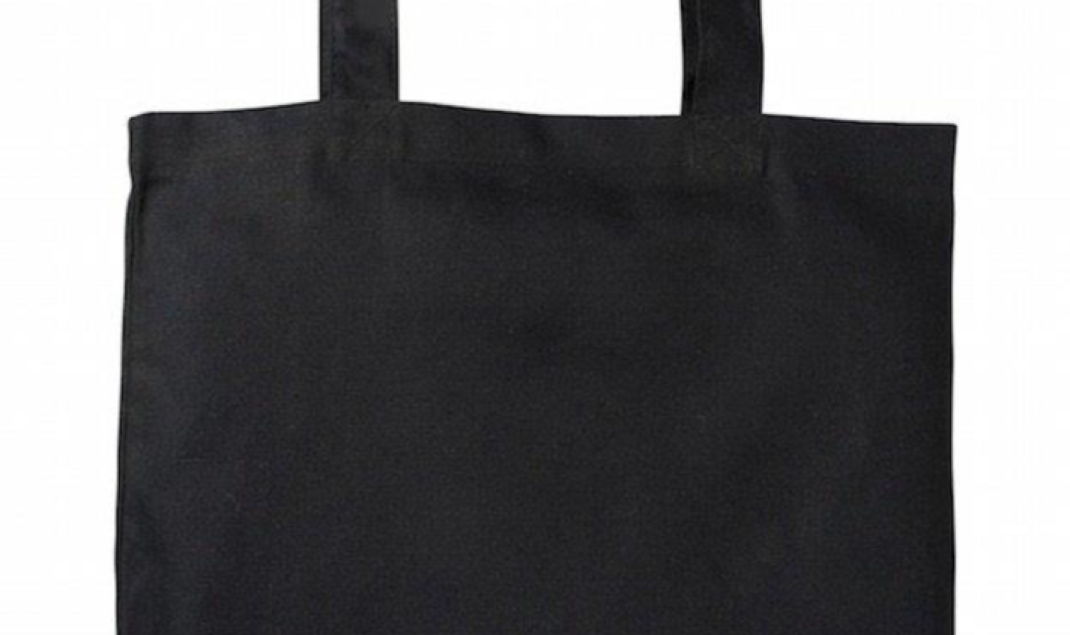 CB15 BLACK HEAVY-WEIGHT CANVAS TOTE BAG