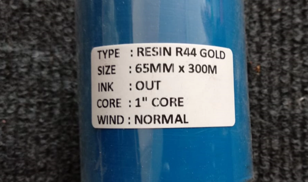 65X300 PRINTER RIBBON (WAX) (INK OUT)