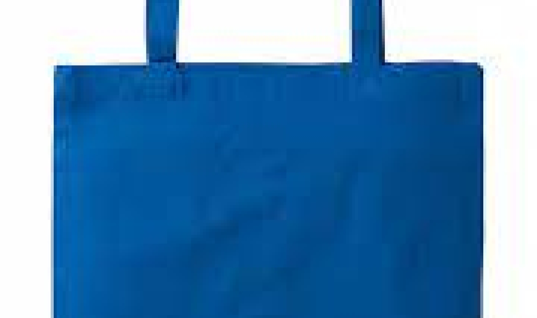 COTTON BLUE TOTE BAG