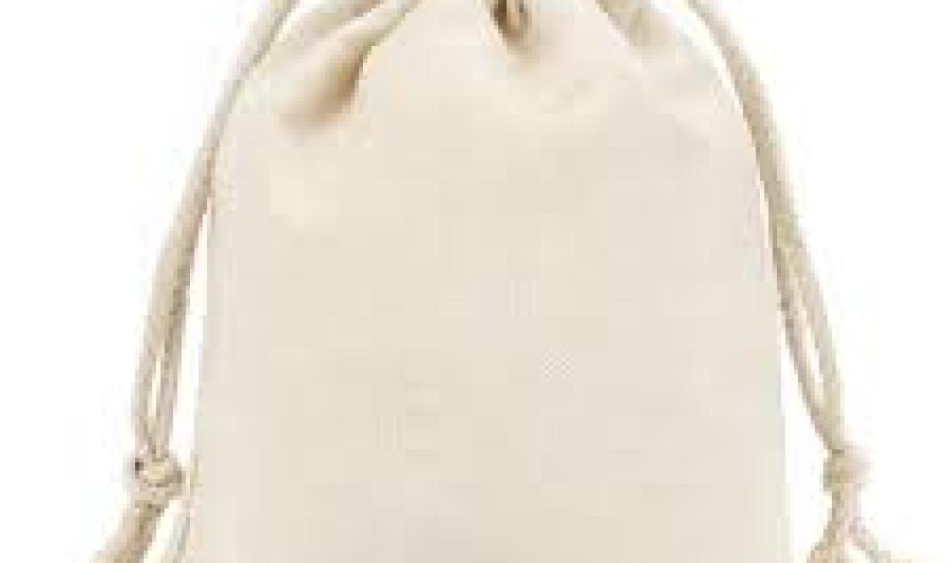 COTTON DRAWSTRING BAG