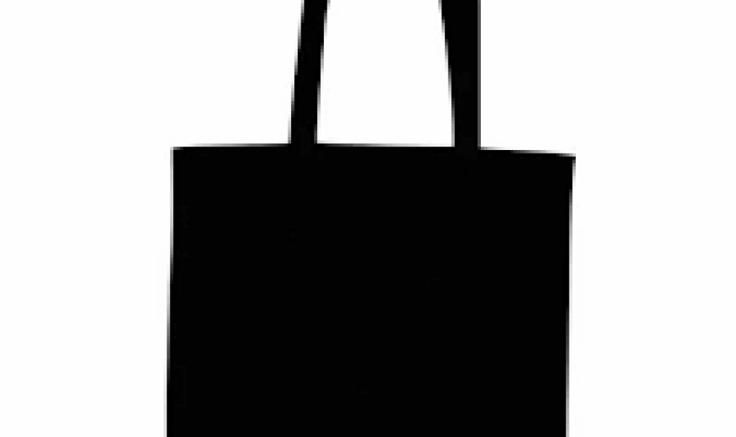 COTTON BLACK TOTE BAG